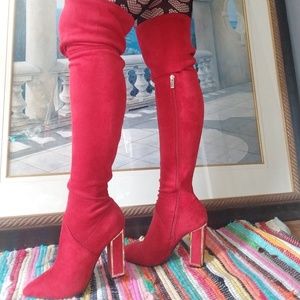 Bamboo Over The Knee Boots